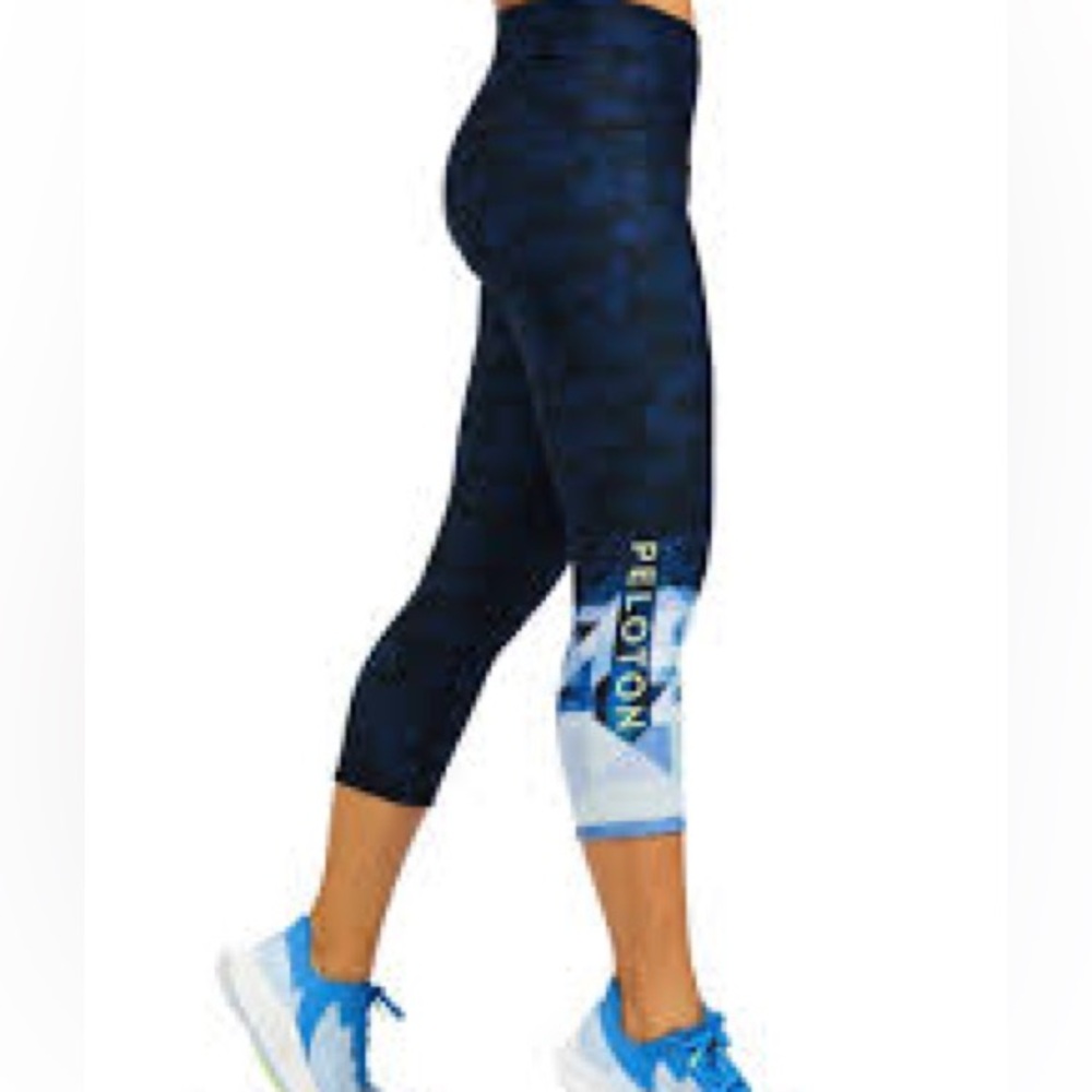Peloton Blue Patterned Leggings